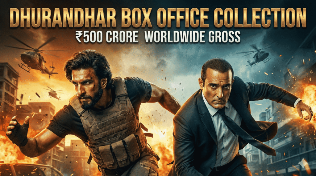Ranveer Singh in Dhurandhar breaking Indian box office records